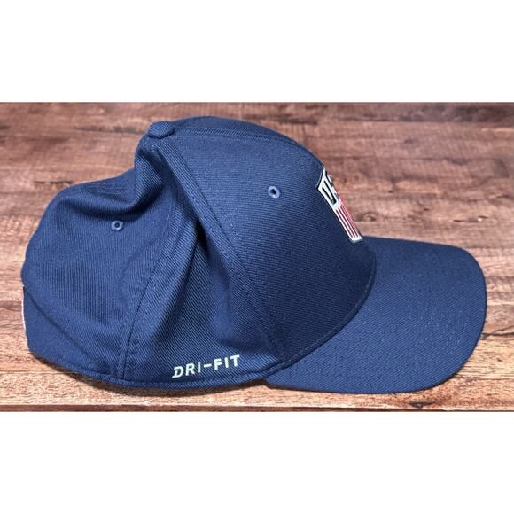 Nike Heritage86 Dri-Fit USA United States Hat Cap Campus Blue Soccer USMNT - Picture 4 of 6